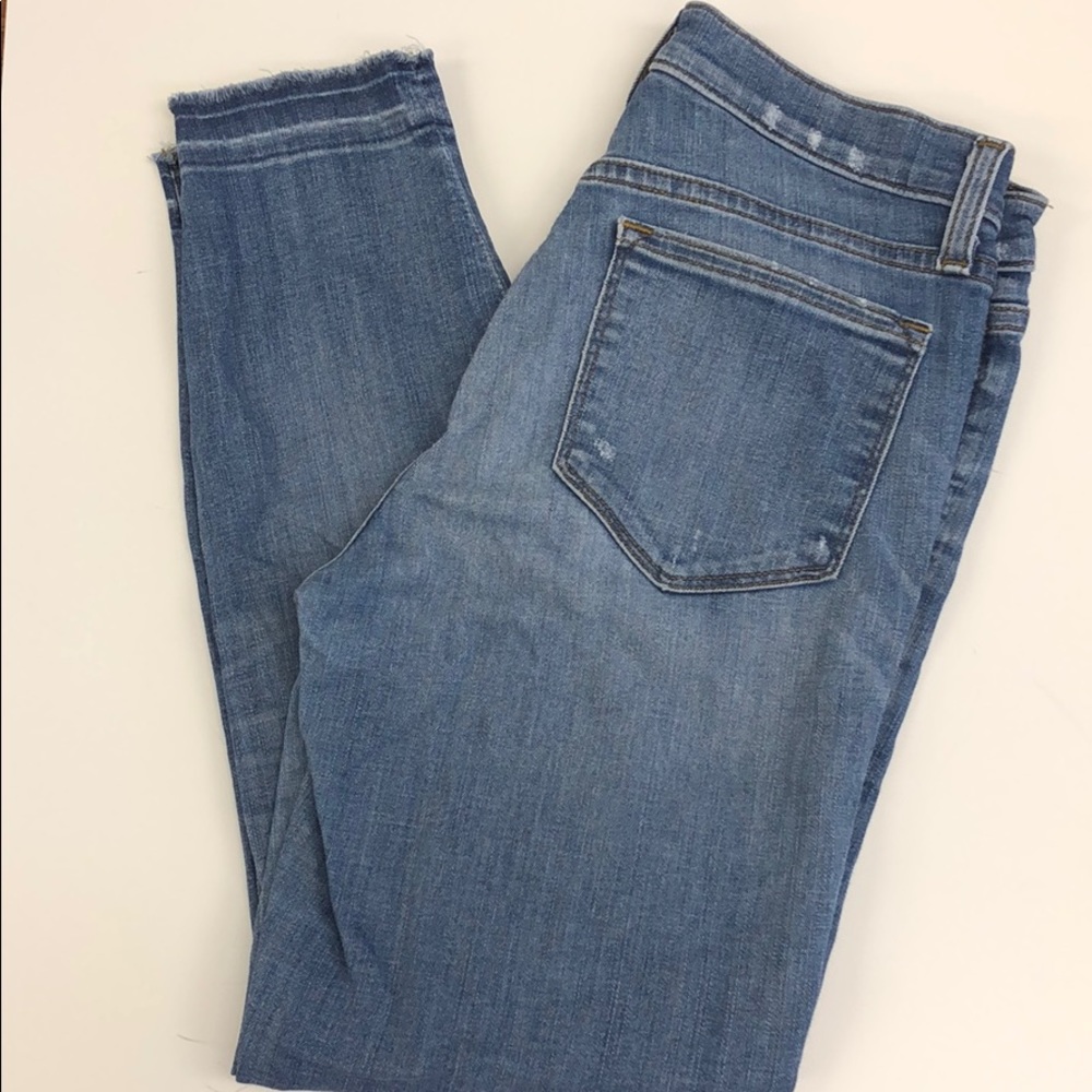 JCrew HIGH WAISTED CROP JEANS